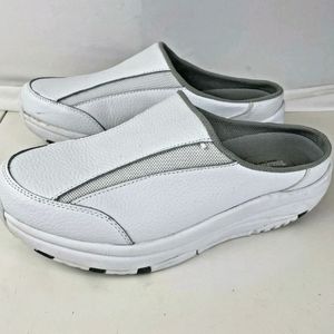 Therashoe Sallie Women's White Shoes Slip On Clogs Orthodic Excellent